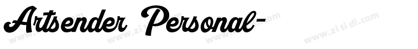 Artsender Personal字体转换